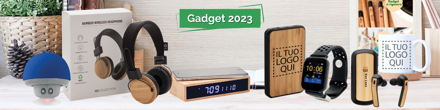 Novità 2023 Gadget Tecnologici con Stampa Logo
