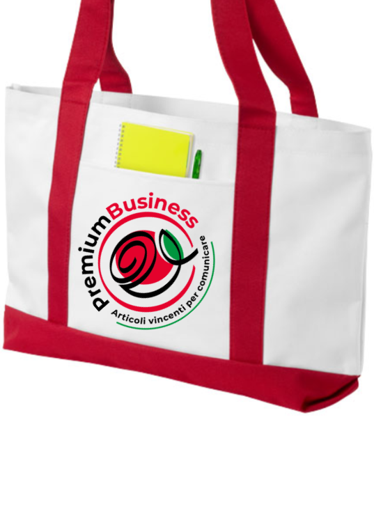 Shopper personalizzabile su fronte/retro disponibile in 6 colori