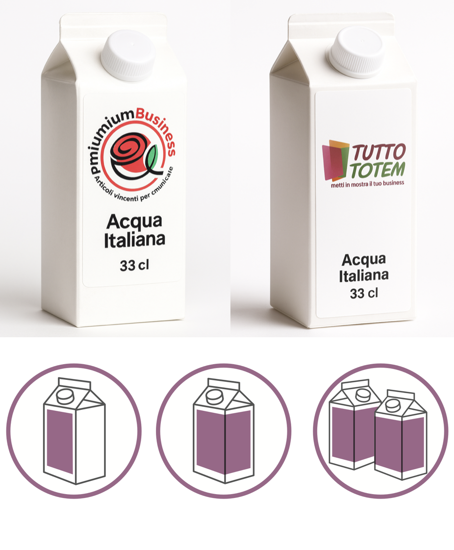 Acqua in Brick da 33 cl. Super offerta estiva