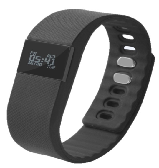 Orologio Activity Tracker in silicone e ABS multifunzionale con connessione Bluetooth 4.0