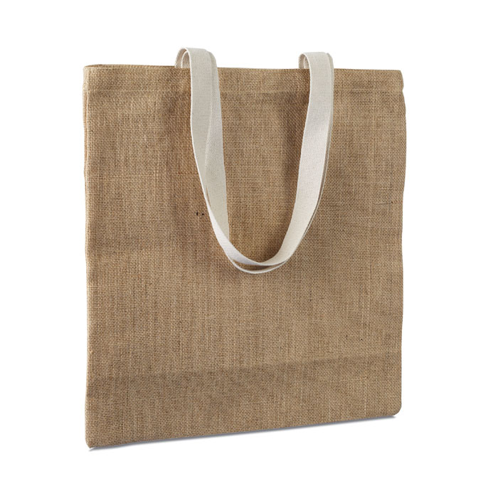 Shopper ECO JUTA Borsa robusta con manici in cotone