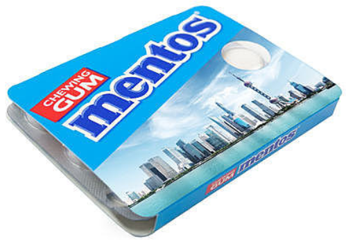 Pacchetto da 12  Chewing GUM - MENTOS, personalizzate