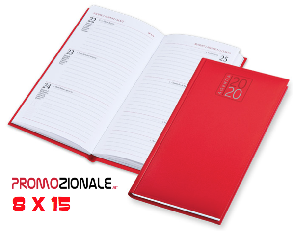 Agenda tascabile 8 x15