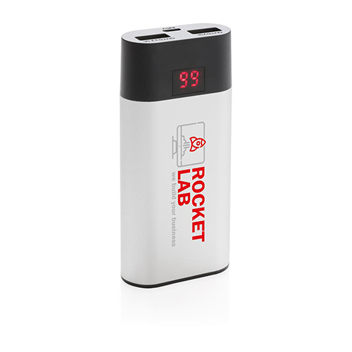 Powerbank con display digitale molto resistente da 4.000 mAh