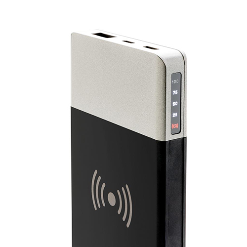 Powerbank Soft Touch in ABS con connessione wireless 5W. Personalizzabile