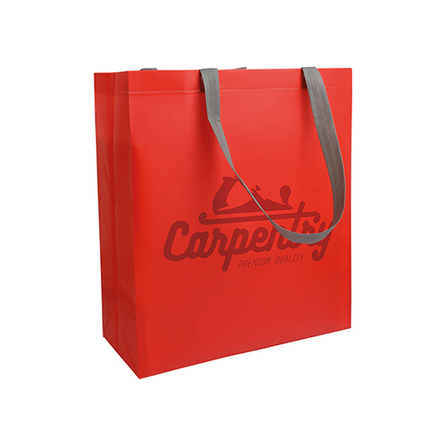 Shopper TNT laminato Large con soffietto e manici lunghi, personalizzazione con  sterigrafia fino a 6 colori