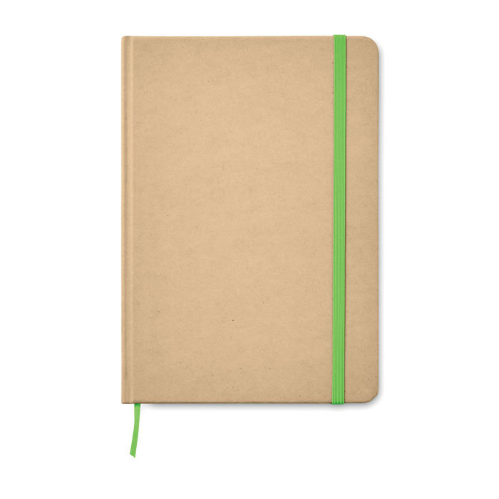 Blocco Notes formato A5 con elastico, 80 pagine a righe