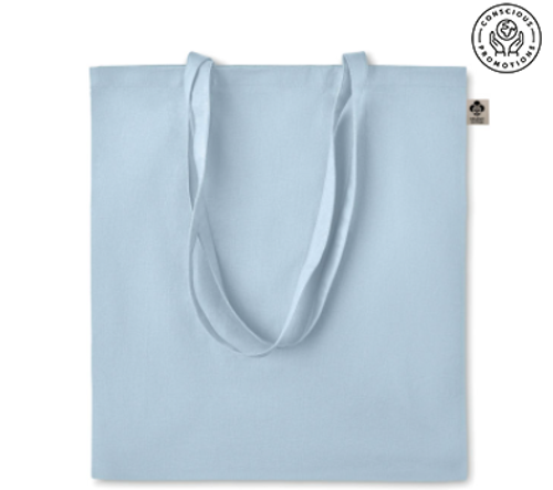 SHOPPER BAG IN COTONE ORGANICO 140gr