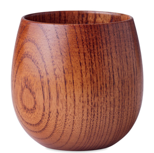 Tazza 100% legno di quercia, gadget naturale e resistenze: personalizzabile!