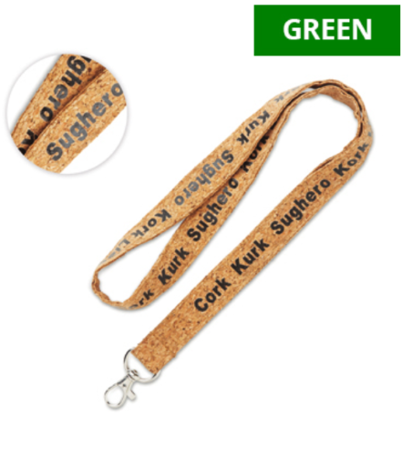 Lanyard 100% sughero personalizzabile