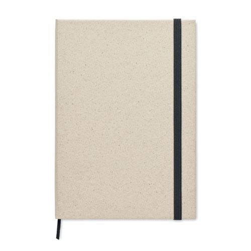 Quaderno A5 in carta d'erba e copertina in cartone 100% naturale personalizzabile