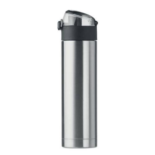 Borraccia in acciaio inox con blocco di chiusura 400ml personalizzabile