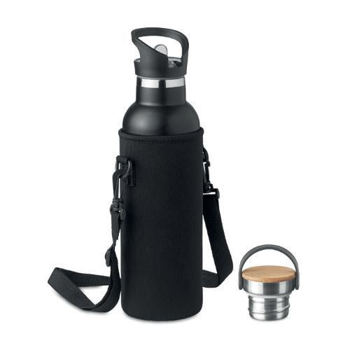 Thermos 750ml isolato in acciaio inossidabile con borsa da trasporto personalizzabile