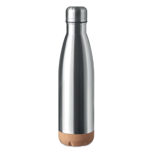 Thermos in acciaio inossidabile con dettaglio in sughero sul fondo 500ml personalizzabile