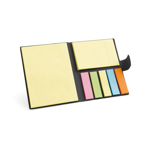 Block notes adesivo con copertina di un colore a scelta e personalizzabile