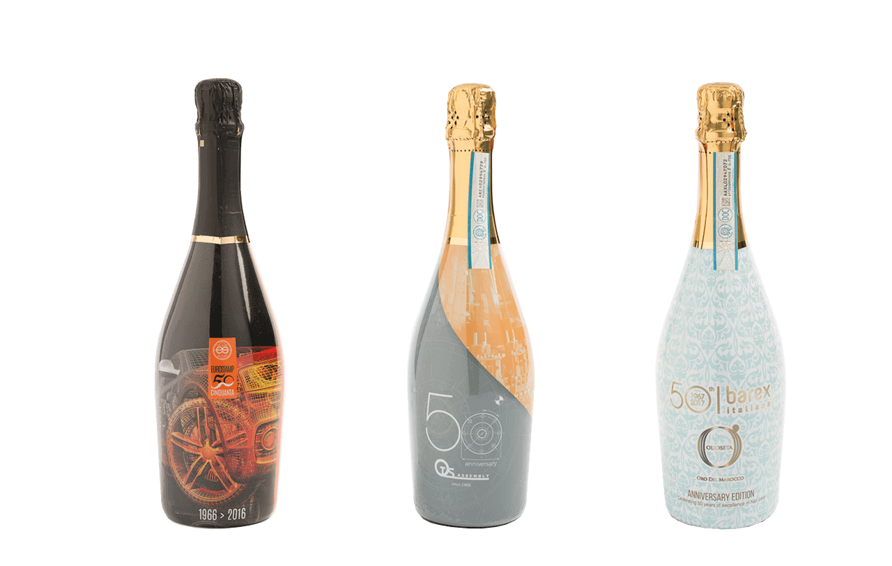 Personalizzazione bottiglie prosecco