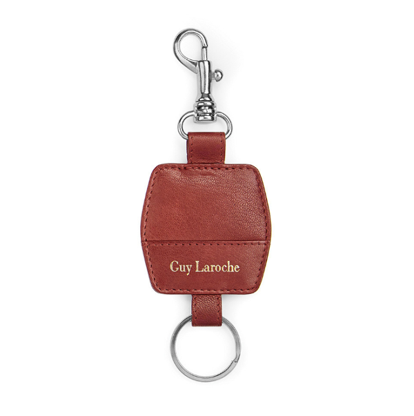 Portachiavi in ​​pelle rosso Guy Laroche